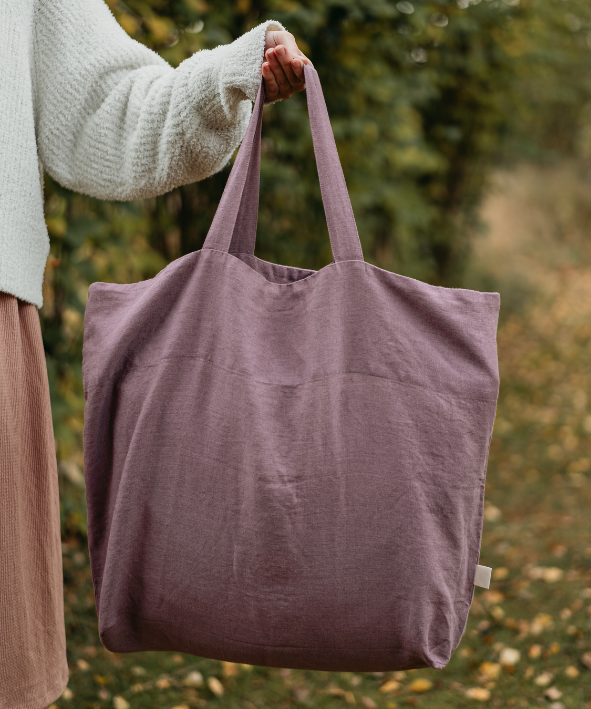 OMOM - Wholesale Tote Bag - Women's - OMOM Large Linen Tote Bag6