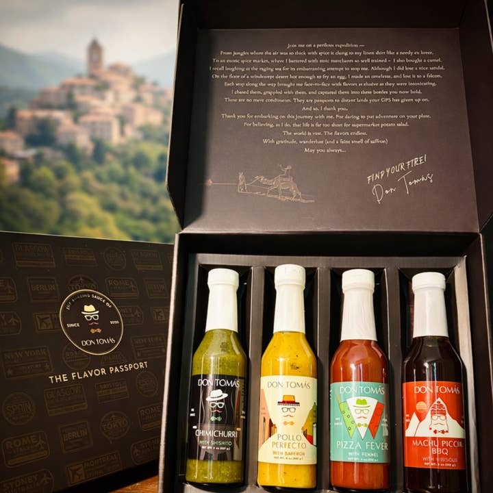 The Flavor Passport Gift Set for wholesale by Don Tomas