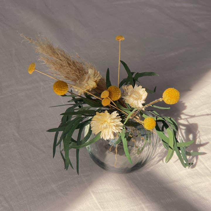 Billy Balls Deko-Arrangement für Zuhause, Dekoration mit echten Trockenblumen, Blumenvase, minimalistisches Dekor für den Großhandel von Hidden Botanics