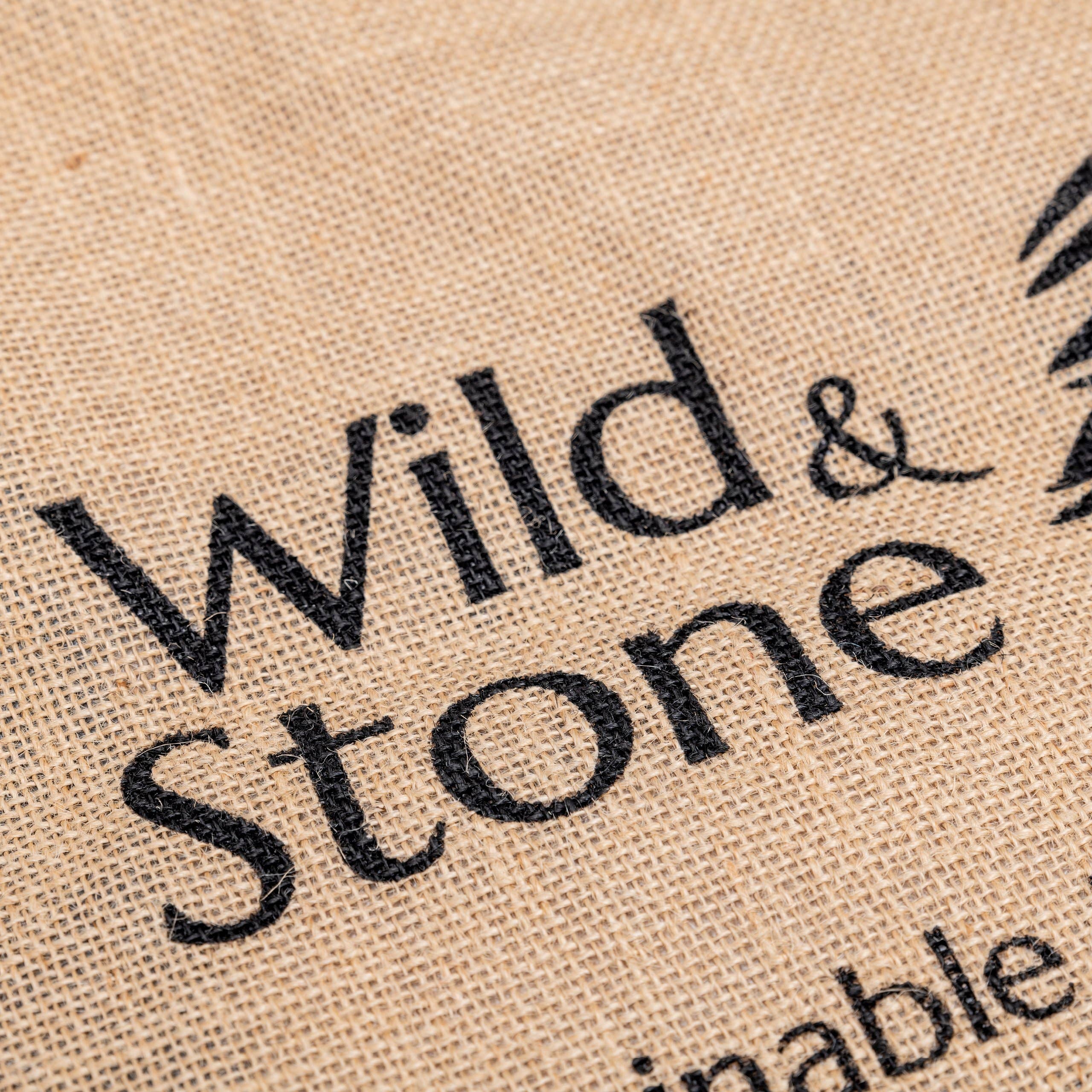 Wild and Stone - Vendita all'ingrosso Borsa per shopping/spesa - Borsa per la spesa in juta e tessuto hessian2