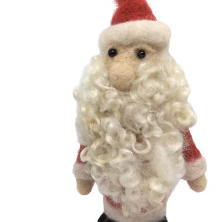 Set naaldvilten voor de kerstman voor wholesale door Black Dog & Ginger Cat