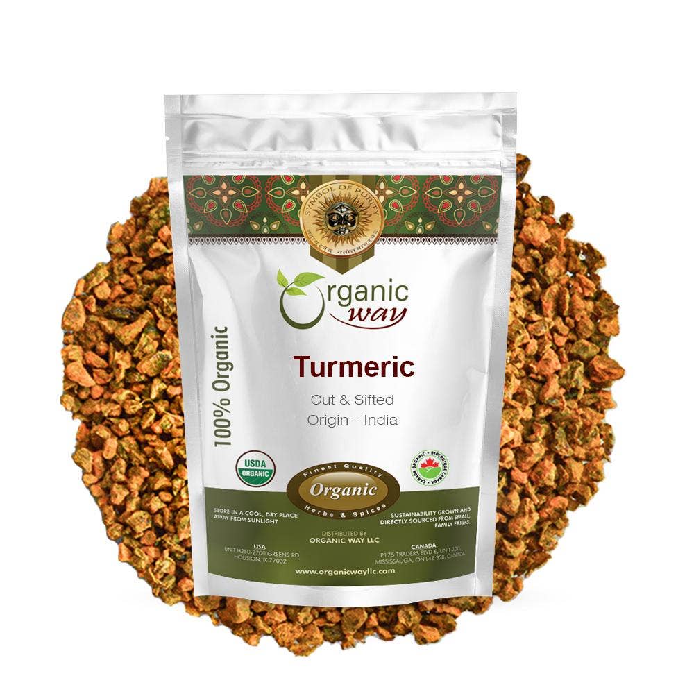 Organic Way LLC - Wholesale Herbs - Organic Turmeric (Cut & Sifted)
