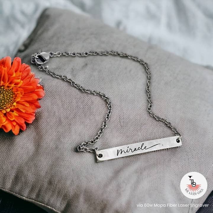 WJW - Vendita all'ingrosso Cavigliere - Cavigliera in acciaio inox con barra curva incisibile8