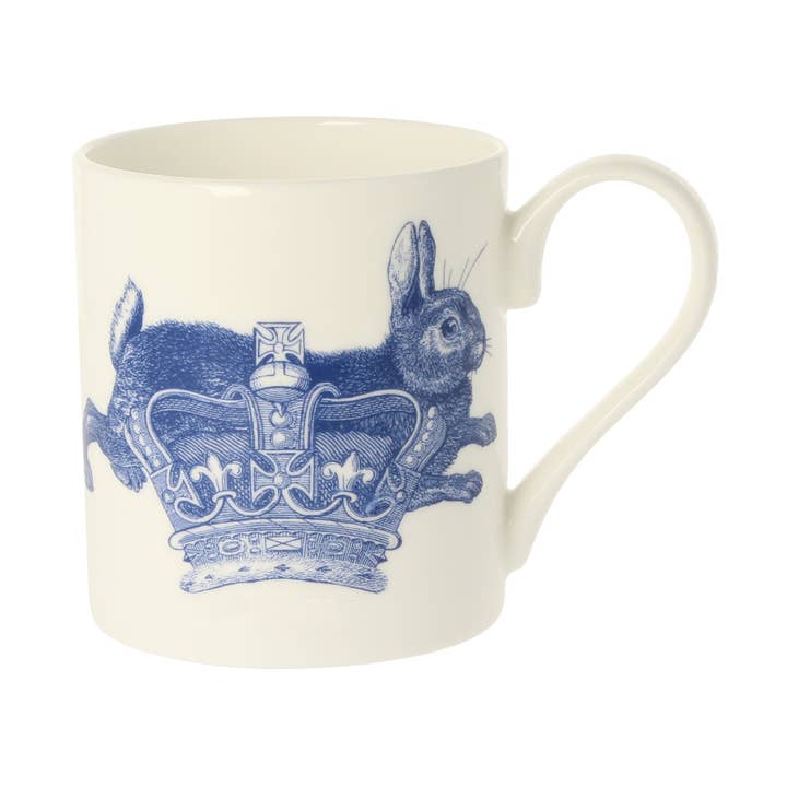 Rabbit & Crown Mug for wholesale by mclaggan+co