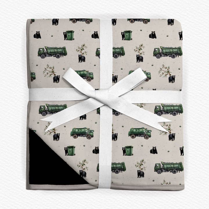 Stay Dreamy - Wholesale Bedding Blanket - Kids & Baby - Youth Blanket - Trash Trucks0