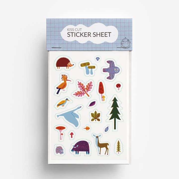 Folha Autocolante Woodland Kiss Cut por atacado de jungwiealt