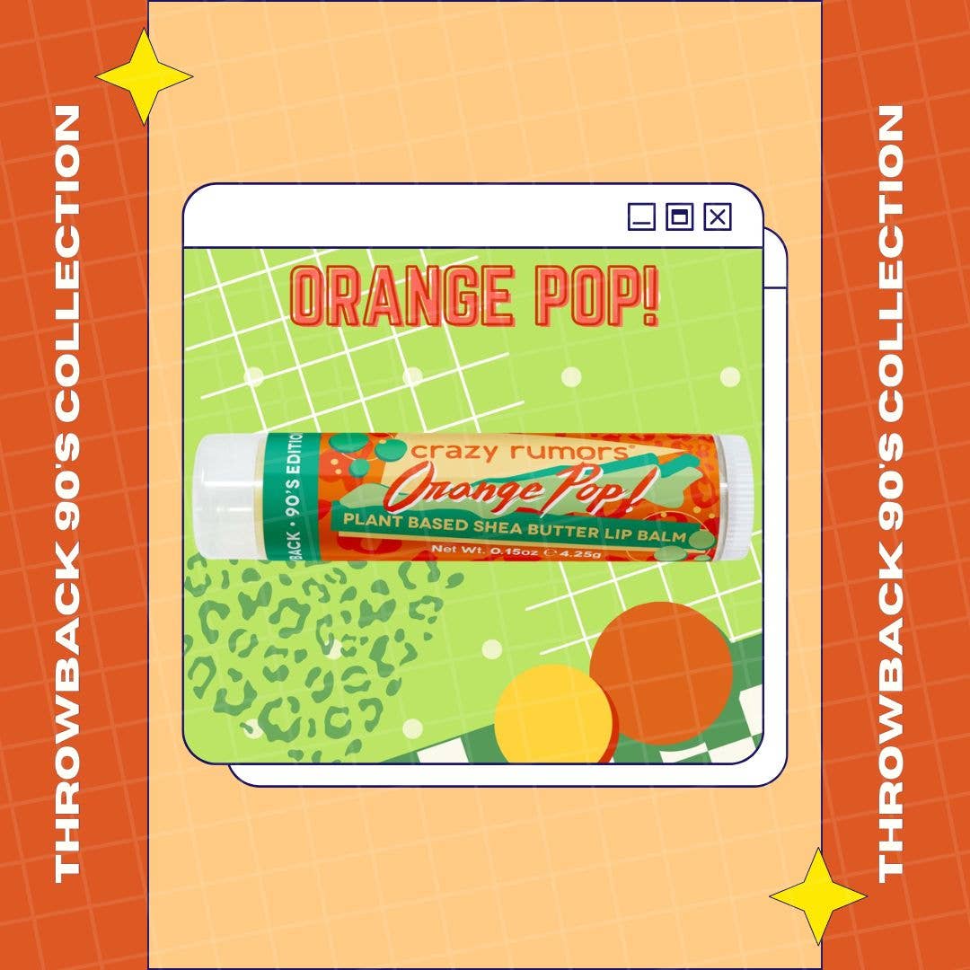 Crazy Rumors – wholesale Lip balm set – All Natural Throwback: 90's Mix - 4 Pack Lip Balm Gift Box7