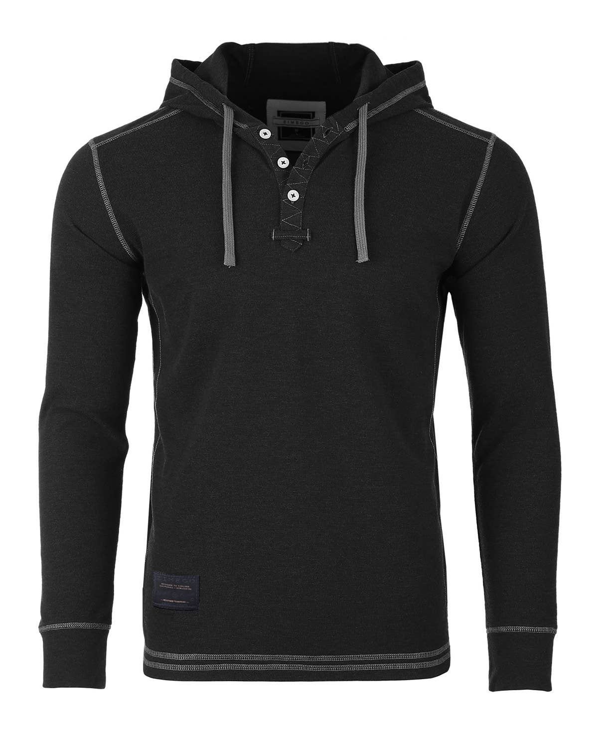ZIMEGO – Hoodie - Homem por atacado – Camisola Térmica com Capuz de Manga Comprida Básica Casual para Homem ZIMEGO13