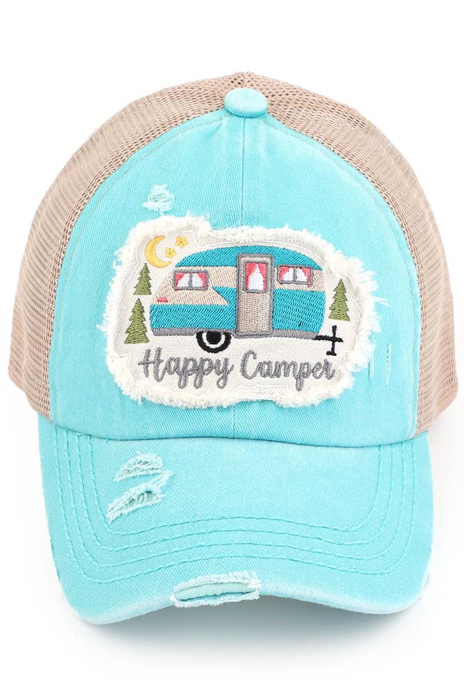 Hana – wholesale Hästsvanskeps - Dam – C.C HAPPY CAMPER Patch Pony Keps4