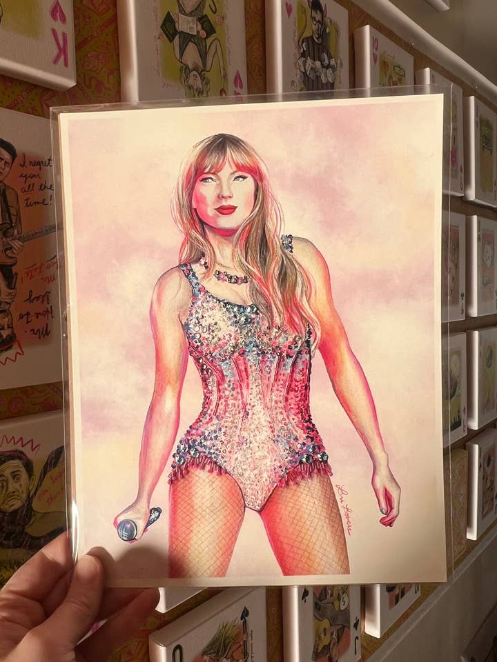 Taylor Swift Eras Tour Print for wholesale by Bri Bowers