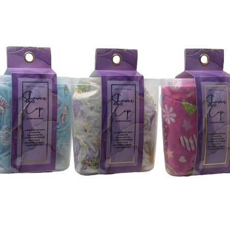 Rucci Professional - Wholesale Showercap - Water-Resistant Stylish Shower Cap in a Reusable Container4