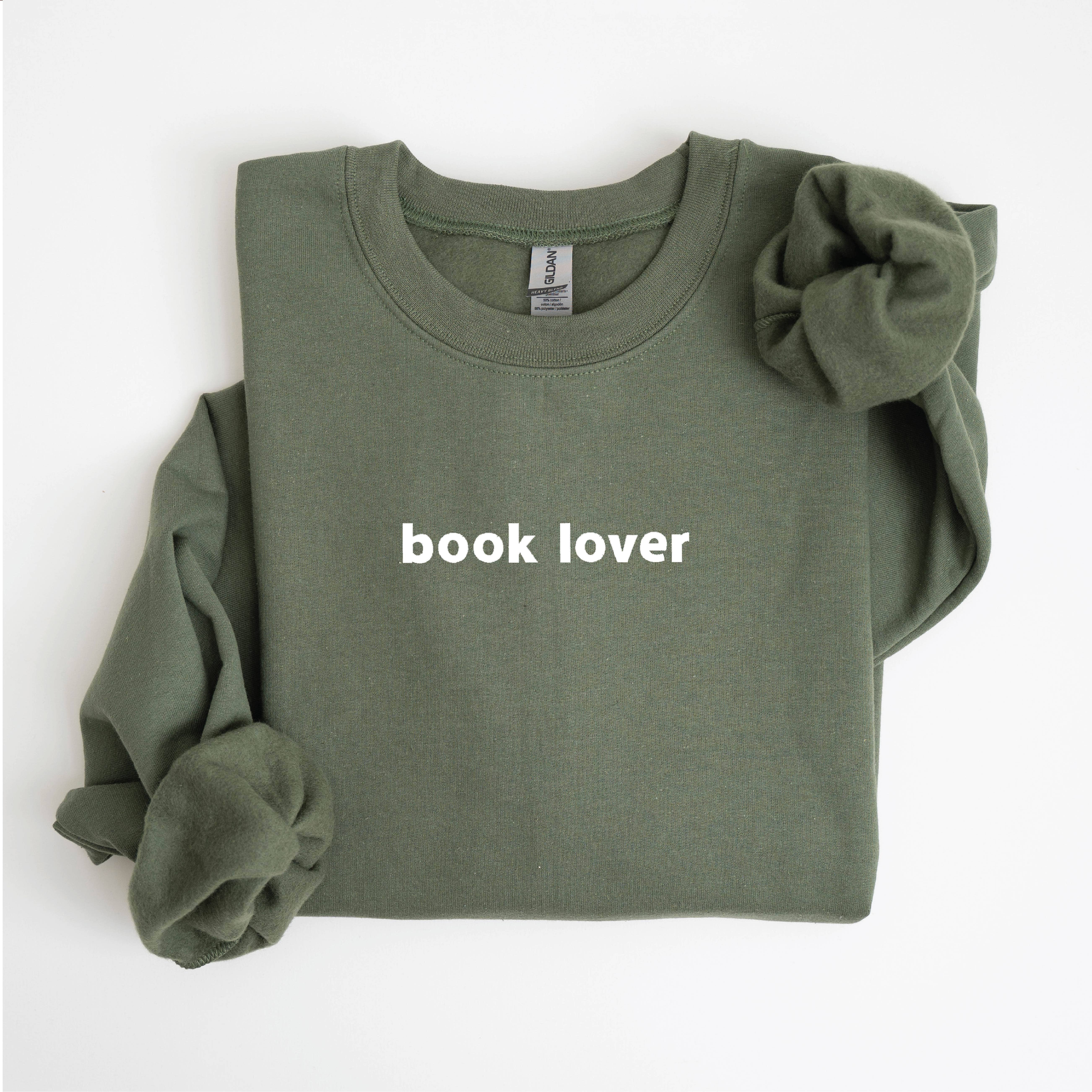P E T I T R U E - Wholesale Sweatshirt - Women's - Book Lover Embroidered Sweatshirt - Minimalist Design12