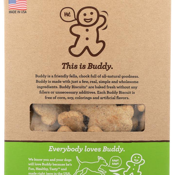 Everyday Supply Co - Wholesale Pet Biscuit - Dog - BUDDY BISCUITS DOG BISCUIT RSTD CHICKEN - Case of 61