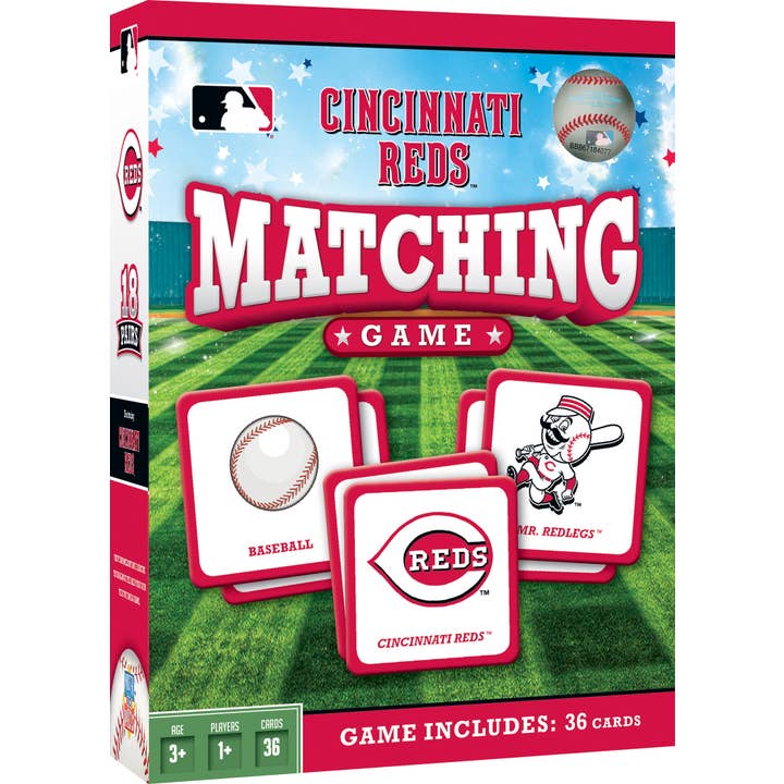 Masterpieces Puzzles - Wholesale Card Game - Cincinnati Reds Matching Game