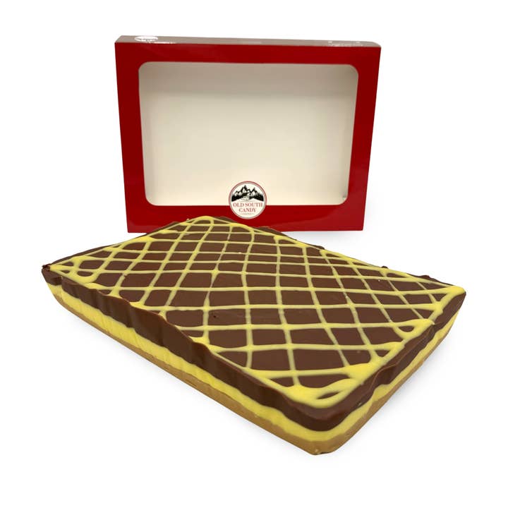 Chocolate Peanut Butter Banana Fudge Slab - 6 Pounds! for wholesale by Old South Candy