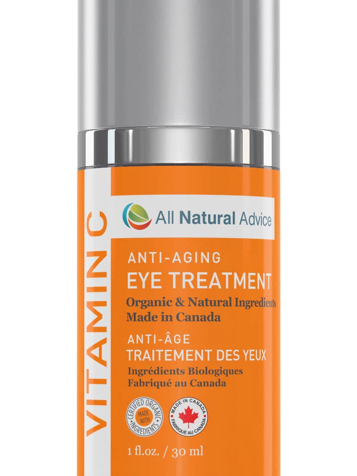 Traitement anti-âge pour les yeux à la vitamine C pour la vente par All Natural Advice Organic Skincare