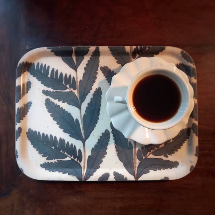 Odalisque Paris - Wholesale Decorative Tray - Rectangular tray Ferns3