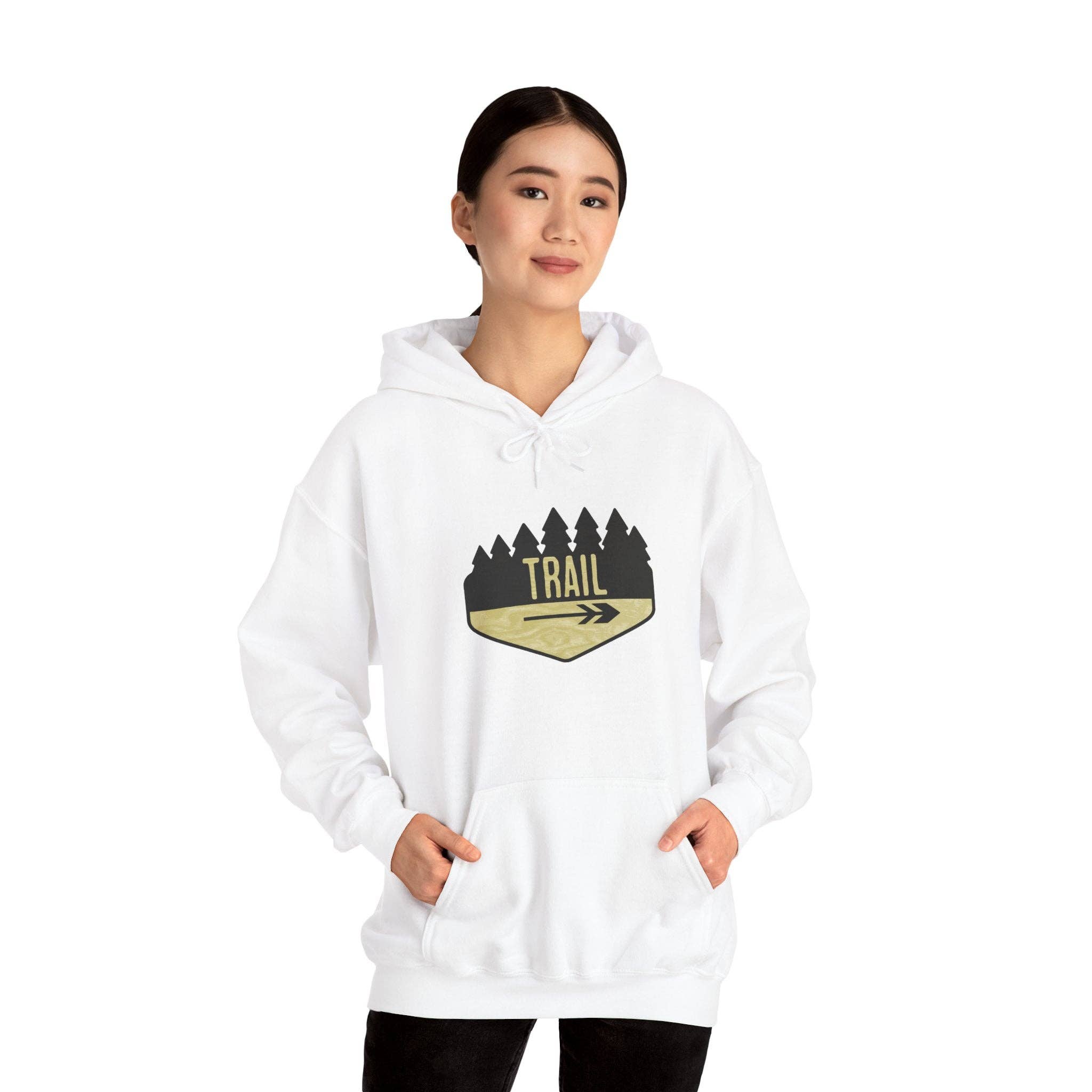 Restored By Nature Company - Wholesale Hoodie - Women's - Hiking Trail Sign Hoodie – Cozy Cotton-Blend Adventure Sweat13