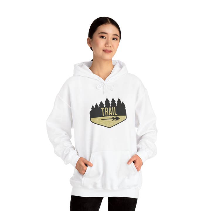 Restored By Nature Company - Wholesale Hoodie - Women's - Hiking Trail Sign Hoodie – Cozy Cotton-Blend Adventure Sweat13