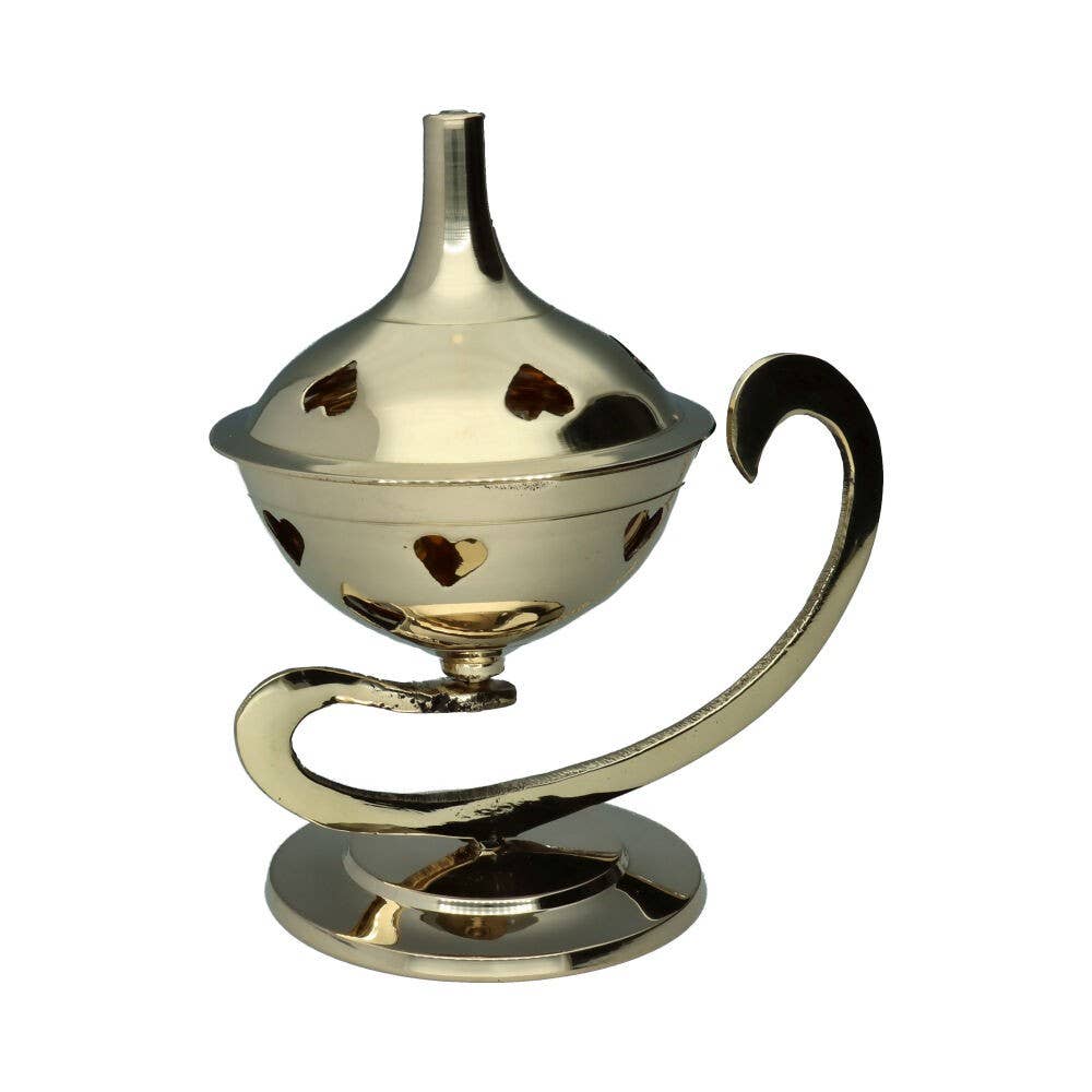 Vives de la Cortada S.L - Wholesale Incense Holder - Bronze censer with handle (INB-136)