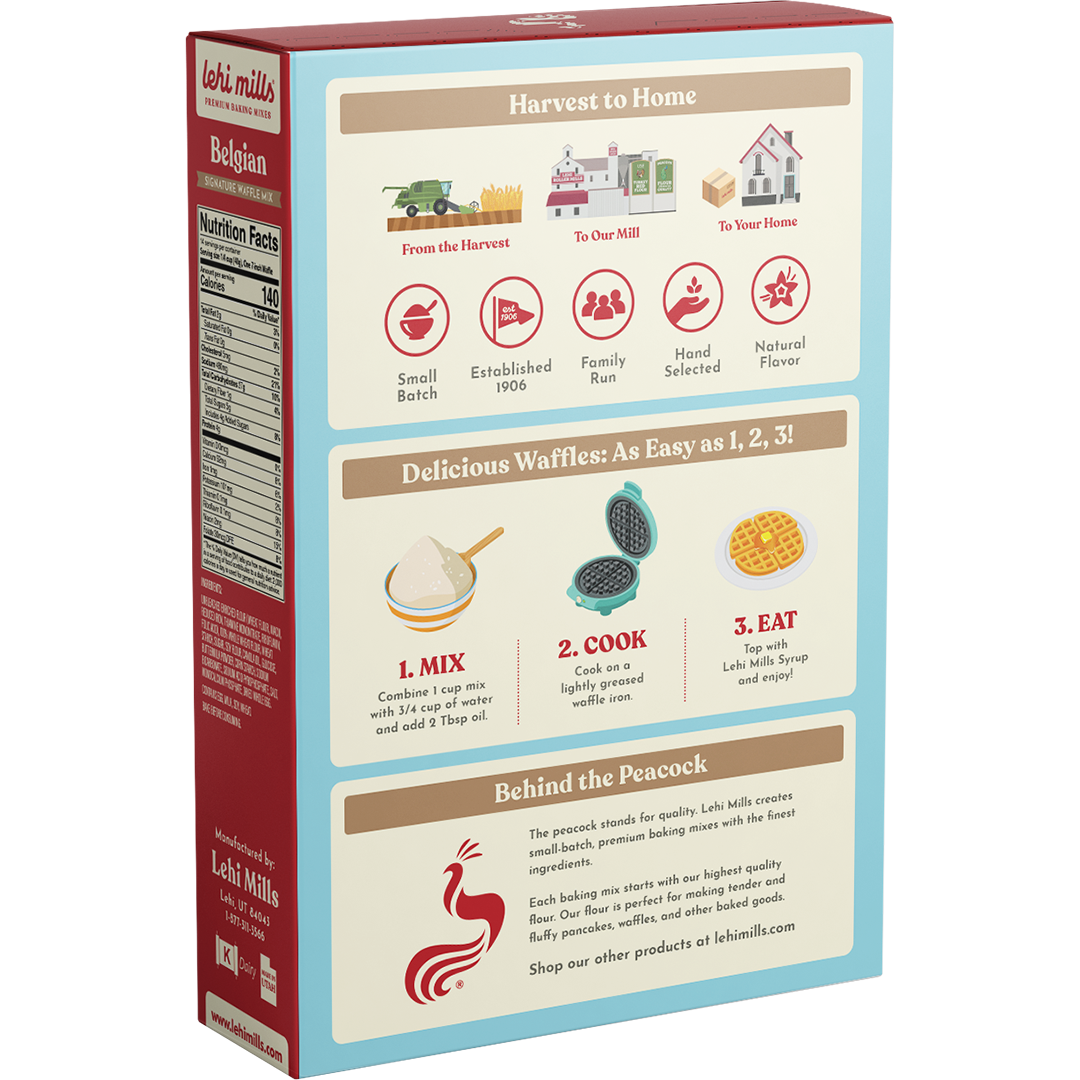 Lehi Mills - Wholesale Pannenkoekenmix - Belgische wafelmix2