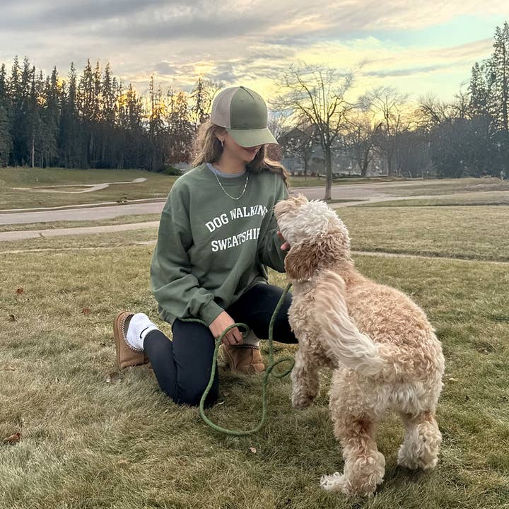 Poppy & Lou - Wholesale Graphic Sweatshirt - Women's - Dog Walking Sweatshirt - NEW colors!9