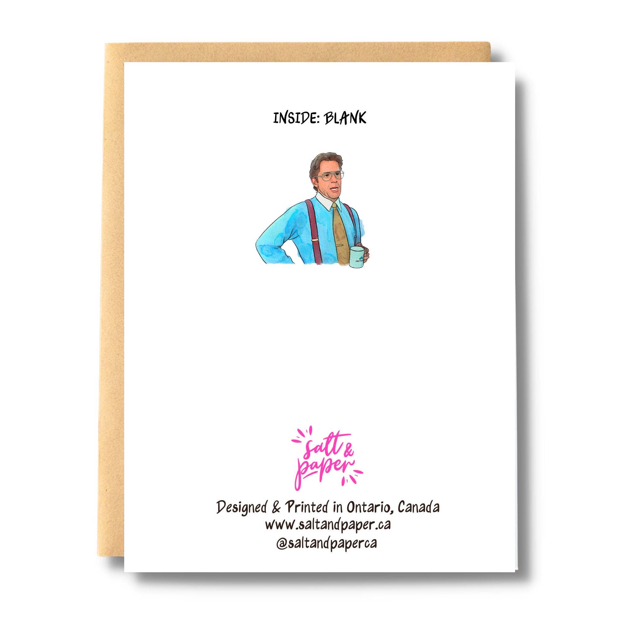 Salt & Paper - Wholesale Birthday Card - Office Space Birthday Card1