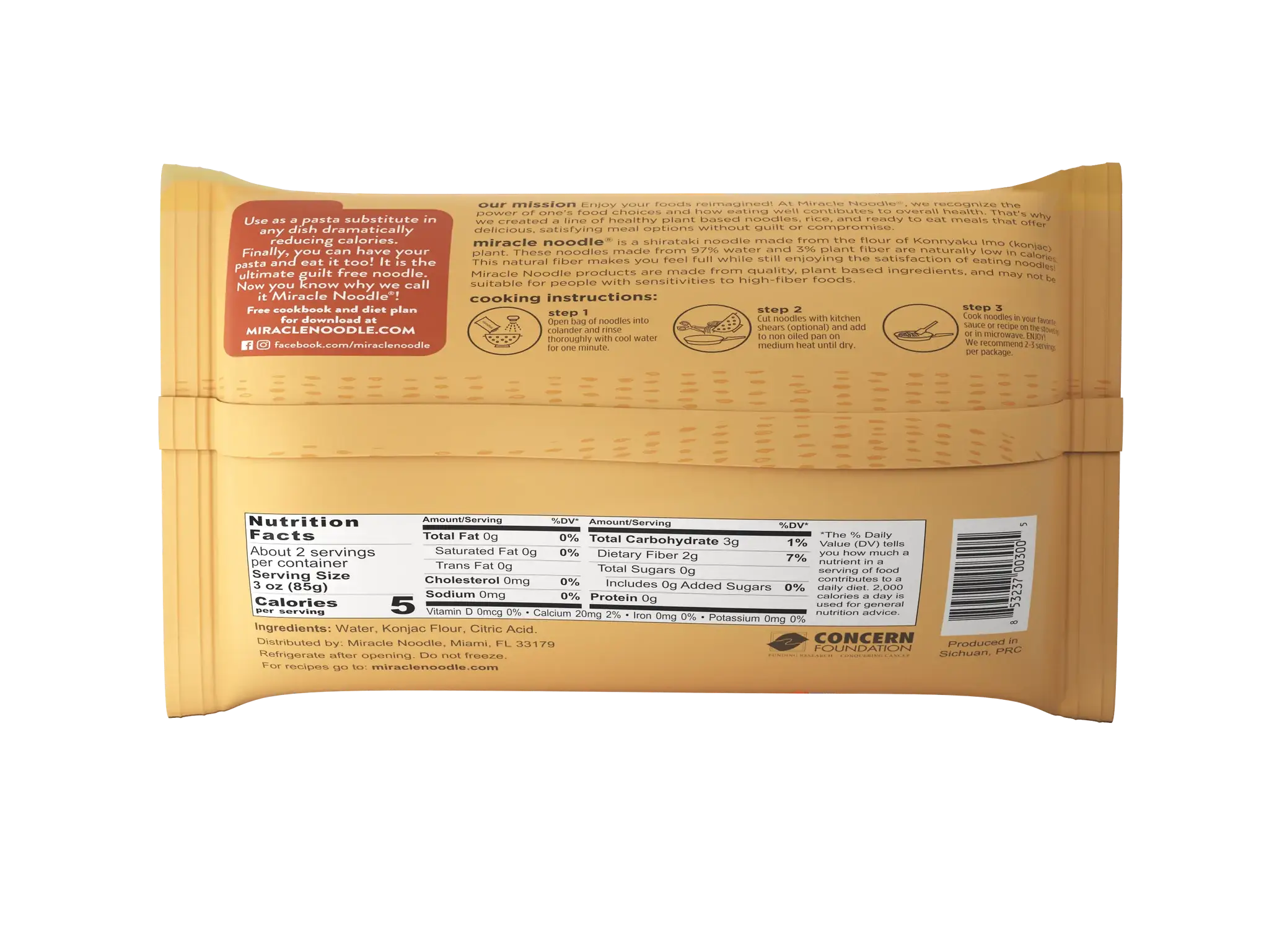 Miracle Noodle - Wholesale Pasta - Angel Hair1