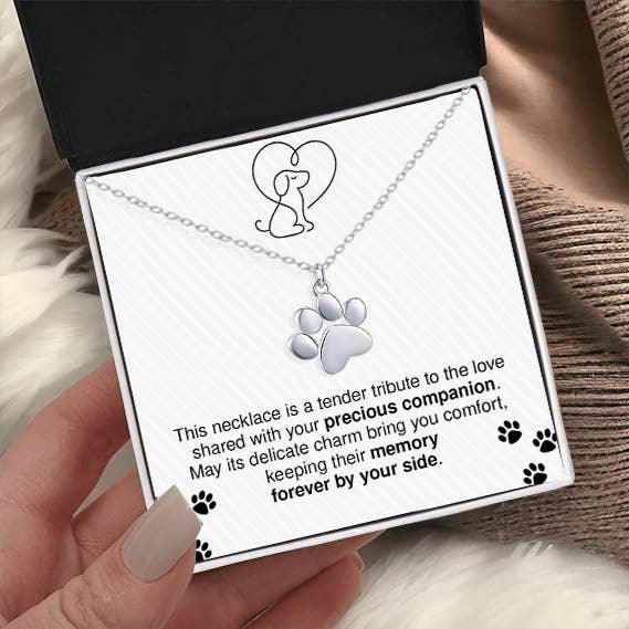 DINAWeb Srls - Wholesale Pendant/Charm Necklace - Collana con Zampa - Il Tuo Prezioso Compagno1