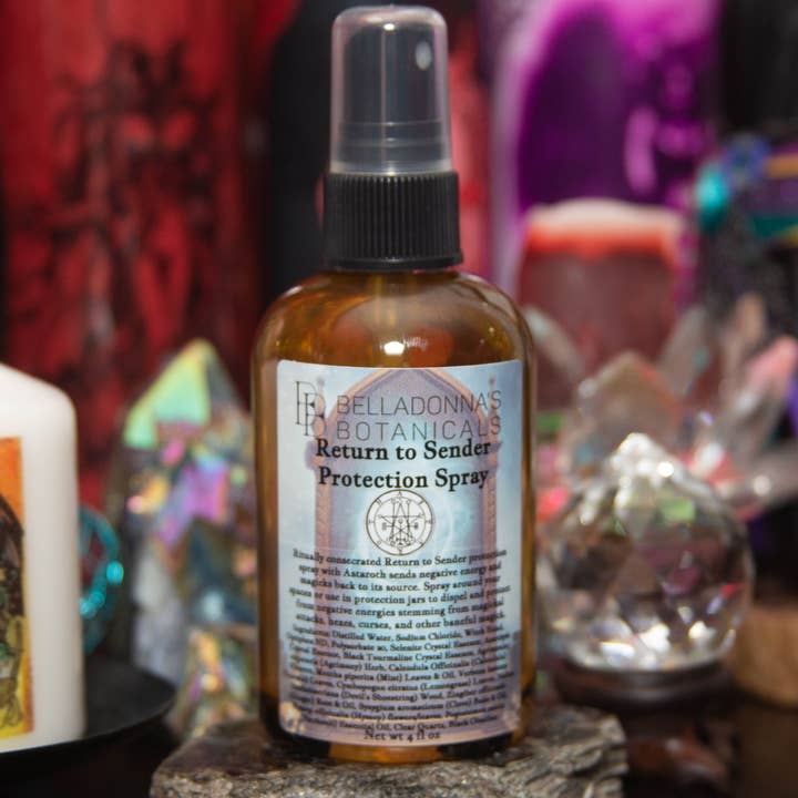 Return to Sender Protection Spray for wholesale by Belladonnas Botanicals