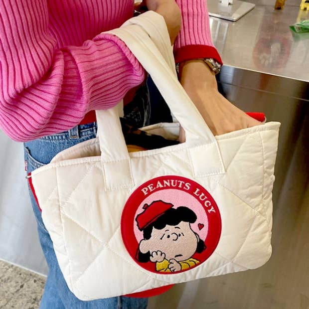 Little Light - Wholesale Shoulder Bag - Women's - Premium Snoopy Quilted Shoulder Bag9