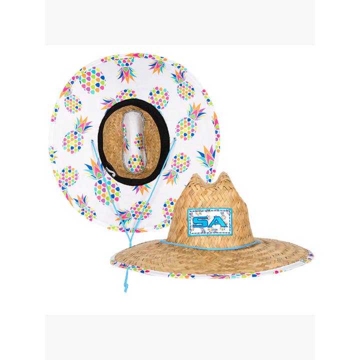 Soul of Adventure - Vendita all'ingrosso Cappello di paglia - Unisex - Cappello di Paglia Classico / Cappello da Bagnino – Ampia Tesa UPF 50+17