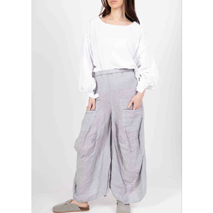 LINEN & COTTON HOUSE - Wholesale Pants - Women's - SERAOUL WOMEN'S LINEN PANTS SPRING SUMMER CLOTHINGB 2276