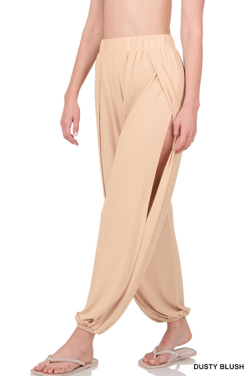 42POPS - Wholesale Pants - Women's - `.Split side pants reg/plus16