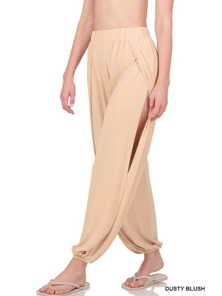 42POPS - Wholesale Pants - Women's - `.Split side pants reg/plus16