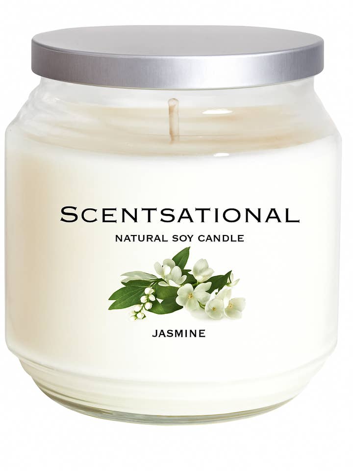 19Oz - Jasmine - Silver Lid for wholesale by Scentsational Candles