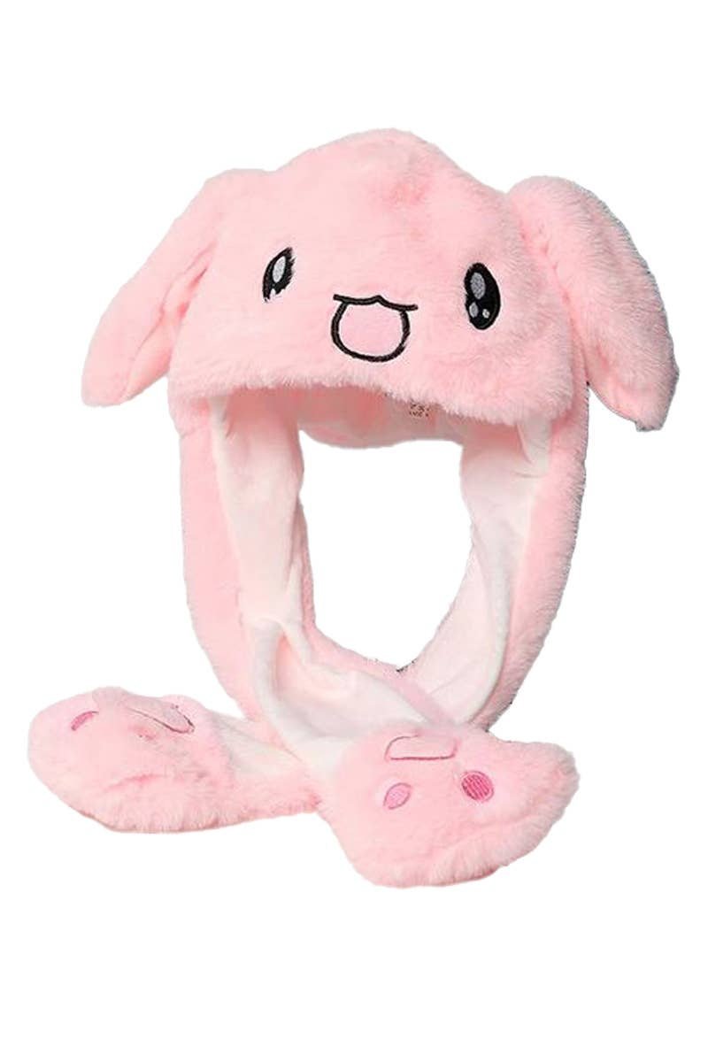 ASSORTED Animal Pals Led Light-up Ear Moving Fluffy Fur Hat for wholesale on Faire15