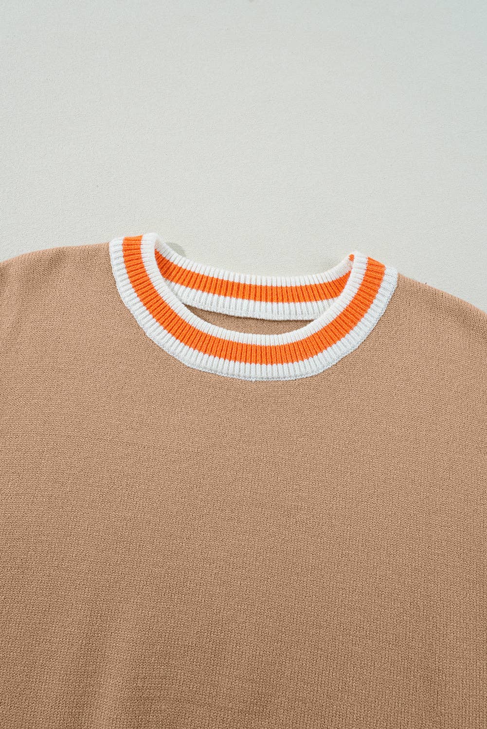 Parchment Sofia Trim Drop Shoulder Sweater for wholesale on Faire5