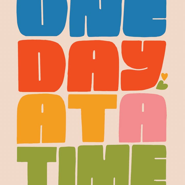 Lisa Congdon Art & Illustration - Wholesale Art Print - One Day at a Time Art Print