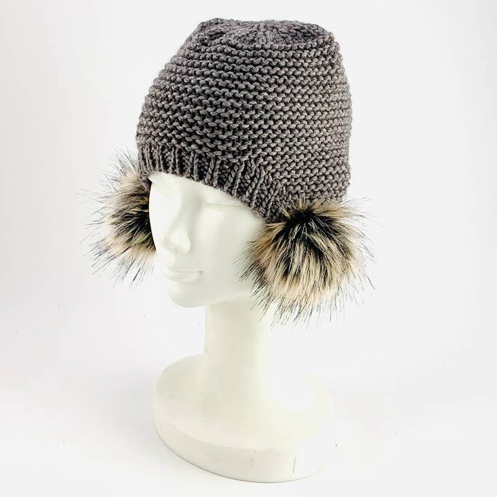 MILANO AMOUR - Wholesale Beanie - Women's - WINTER HAT CAPPELLO CUFFIA DOUBLE PON-PON18