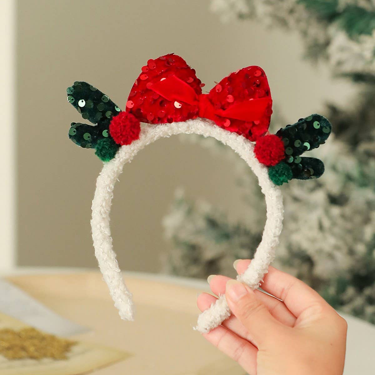 ACCITY - Wholesale Fashion Headband - Women's - Christmas Party Hat Feather Headband Decor_CWMM105851