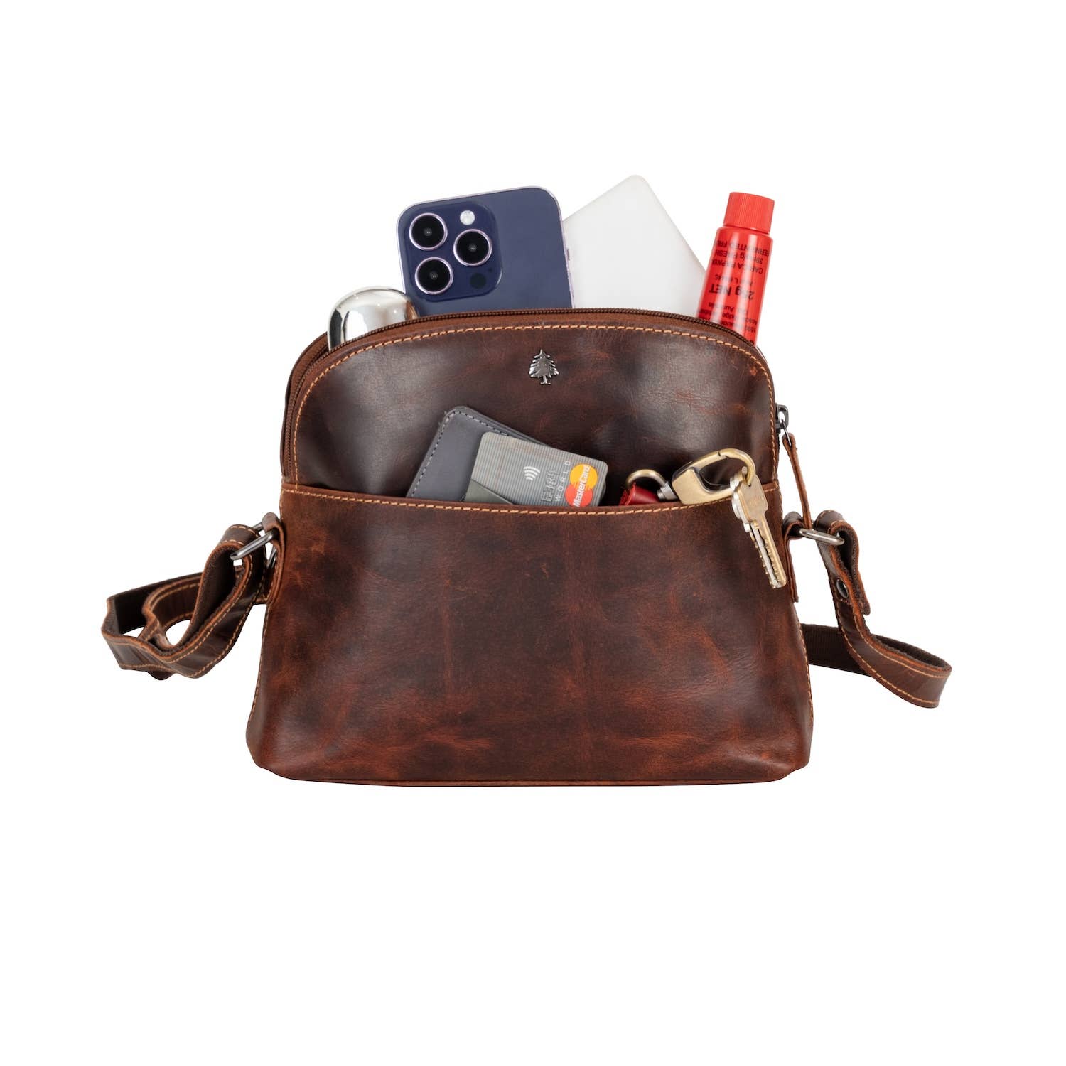 Greenwood Leather - Wholesale Shoulder Bag - Unisex - Leather Shoulder Bag - Honey8