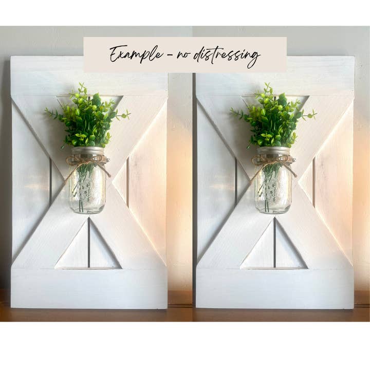 Rusty Mill Decor - Wholesale Wall Mirror - 8 Pane Farmhouse Wall Decor Window Mirror - Rustic Window