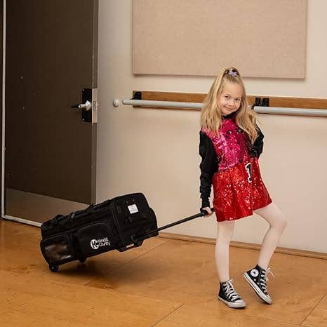 Kendall Country – Großhandel Kleidersack – Carry On Tanztasche mit Kleiderständer, Rabenschwarz, Größe S, 22 Zoll