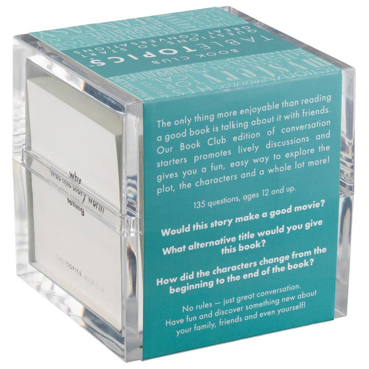TableTopics - Wholesale Card Game - TABLETOPICS BOOK CLUB - Conversation Starter Questions1