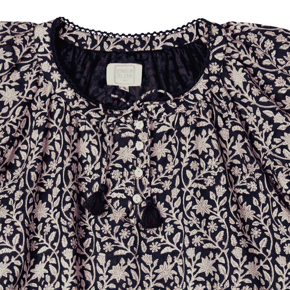 Bonheur du Jour - Wholesale Dress - Women's - Indigo Bamboo Women's Dress0