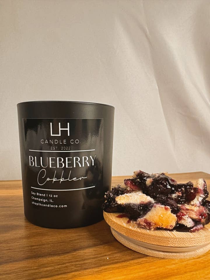 Blueberry Cobbler Luxury Candle for wholesale by LH Candle Co. (Formerly LH Mercantile)