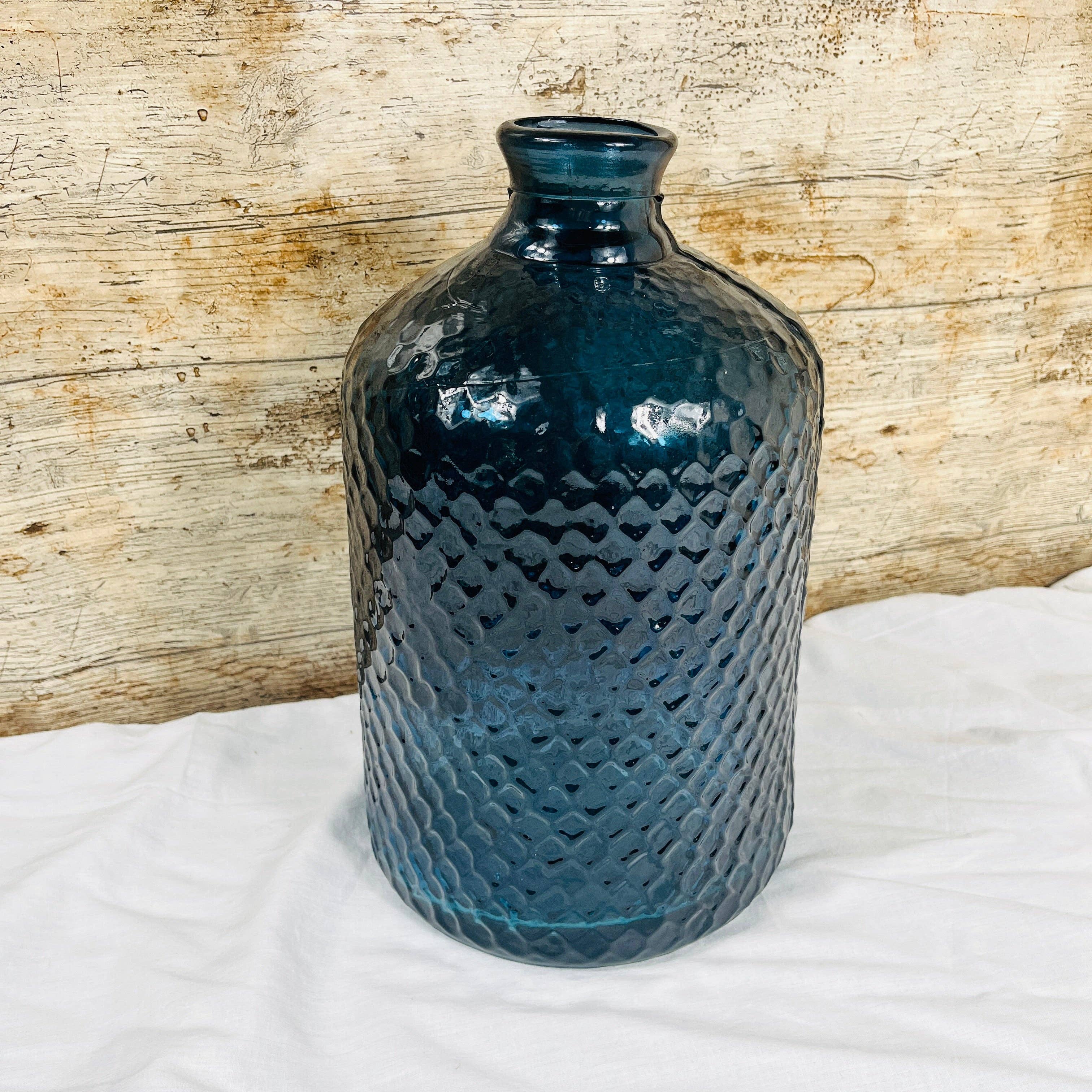 Jarapa - Wholesale Vase - Recycled Glass Rustic Honeycomb Vase 31cm1