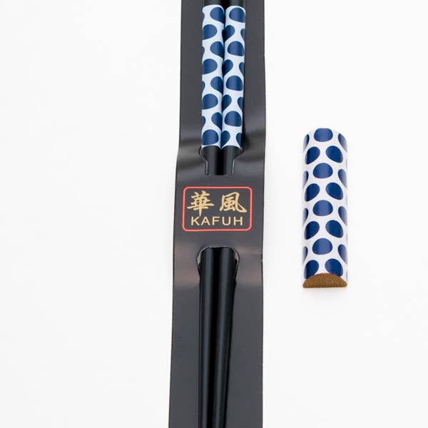 BAGUETTES AVEC REPOSE – POIS BLEUS pour la vente par Fuji Merchandise Corporation