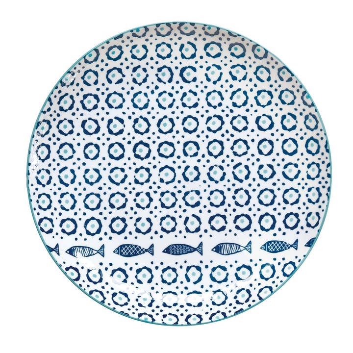 Flacher Teller Ø 27,5 cm - R2280#SEAH für den Großhandel von Easy Life